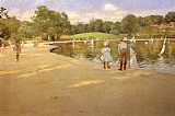John Singer Sargent A Morning Walk painting